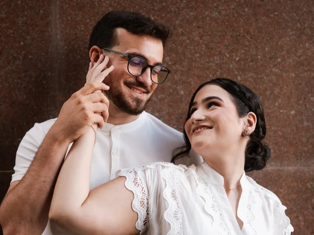 Foto do casal Carlos & Julia